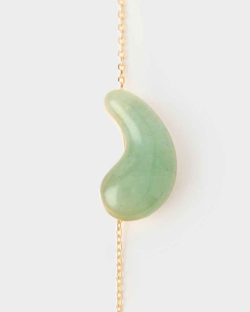 Green aventurine Aura necklace - 
  
    Sterling Silver / 18K Gold plating
  
