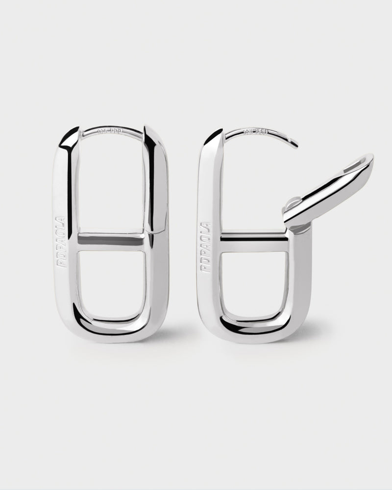 Texas silver hoops - 
  
    Sterling Silver
  
