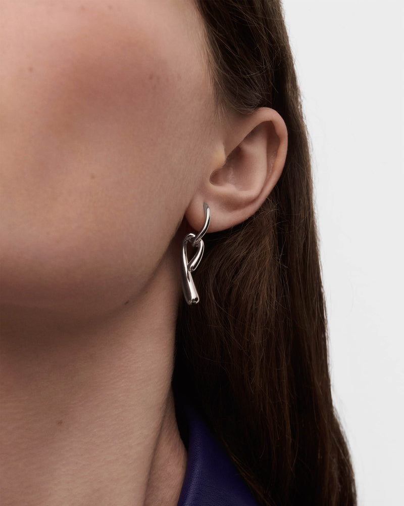 Twist silver hoops - 
  
    Sterling Silver
  
