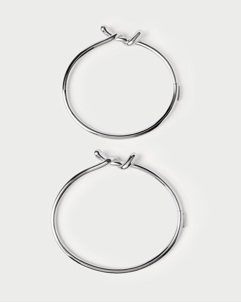 Twist silver bangle - 
  
    Sterling Silver
  
