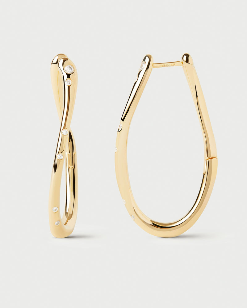 Air hoops - 
  
    Sterling Silver / 18K Gold plating
  
