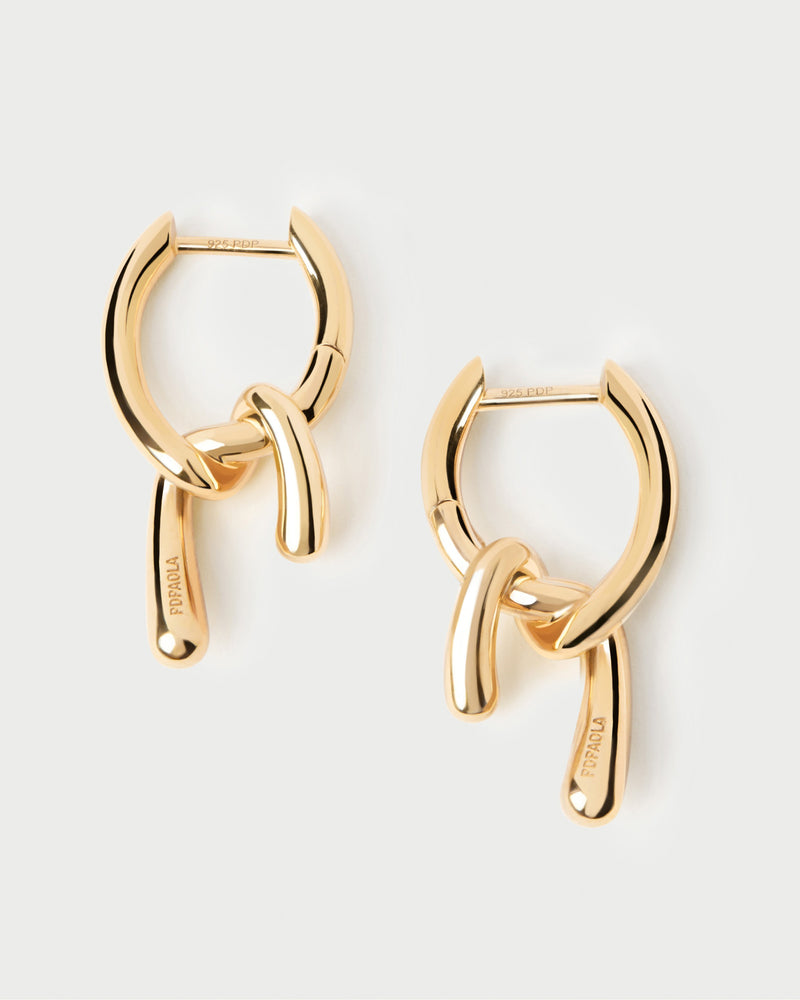 Mini Twist hoops - 
  
    Sterling Silver / 18K Gold plating
  
