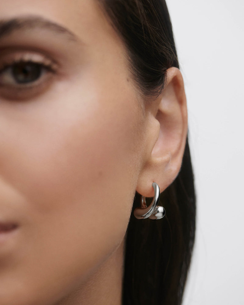 Loop silver hoops - 
  
    Sterling Silver
  
