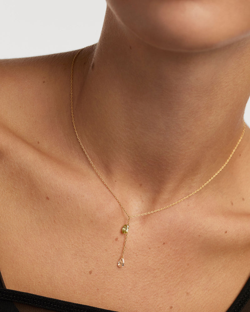Linda necklace - 
  
    Sterling Silver / 18K Gold plating
  
