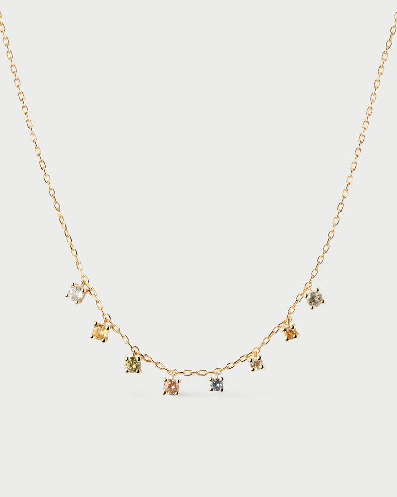 Rainbow Salsa necklace - 
  
    Sterling Silver / 18K Gold plating
  
