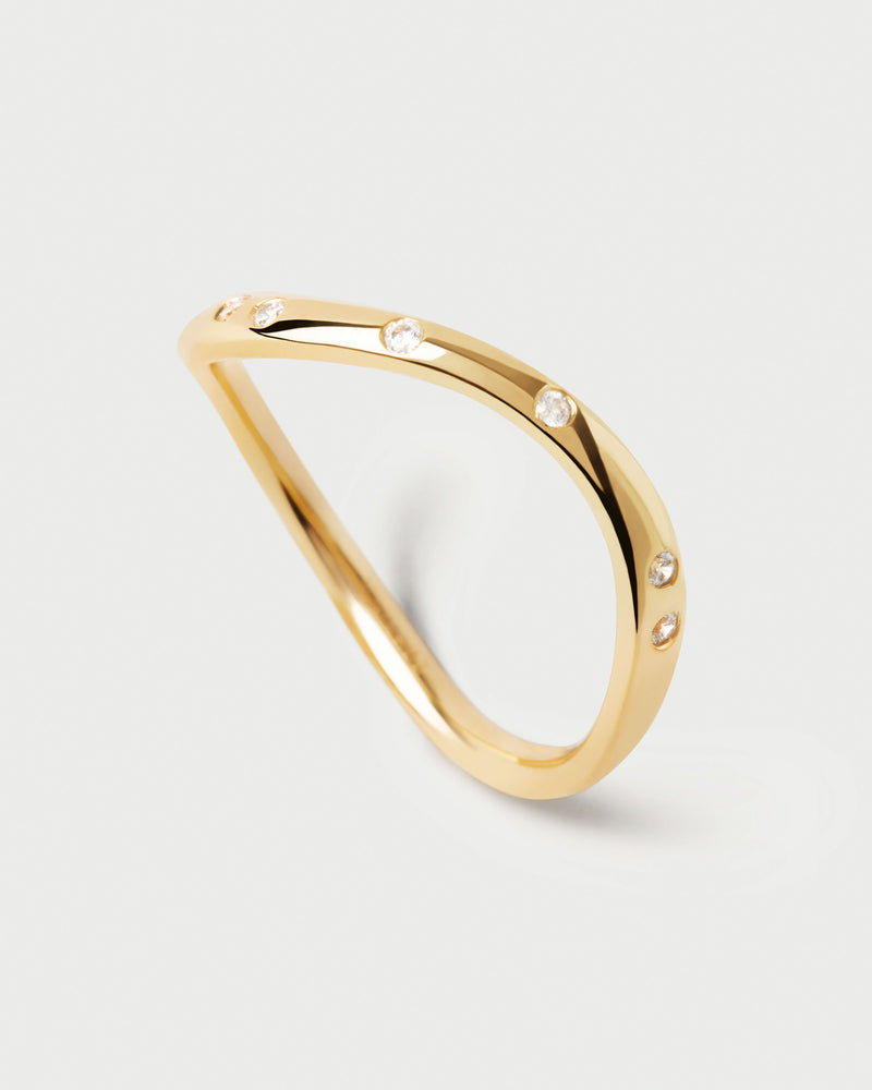 Air ring - 
  
    Sterling Silver / 18K Gold plating
  
