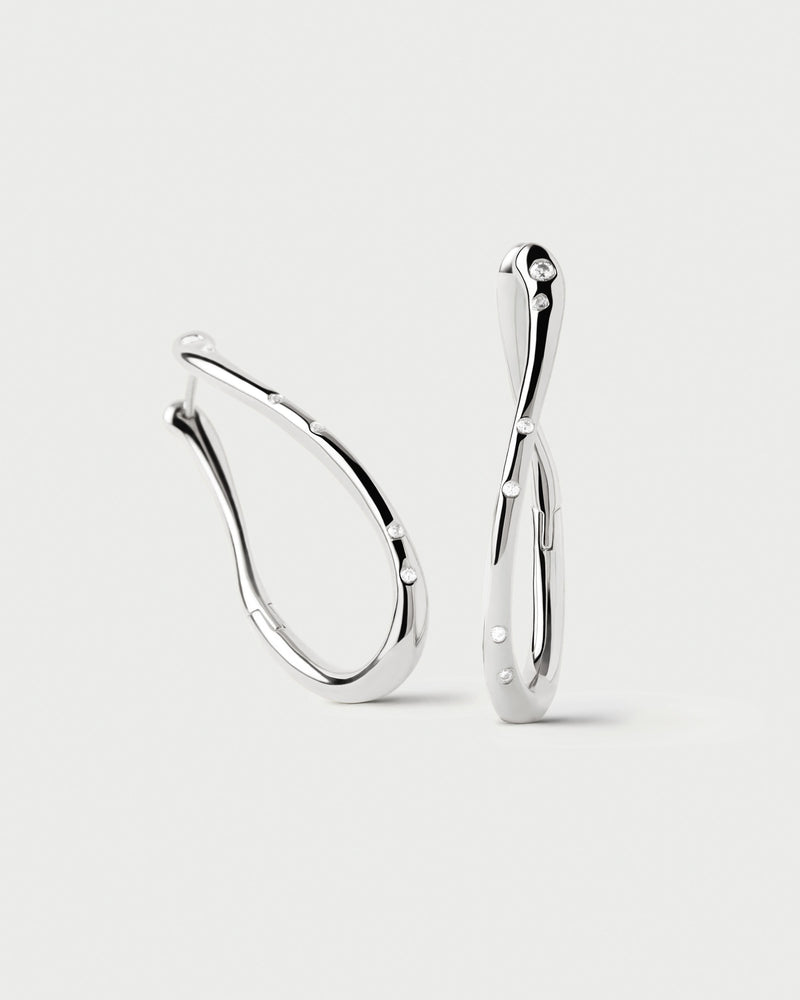 Air silver hoops - 
  
    Sterling Silver
  
