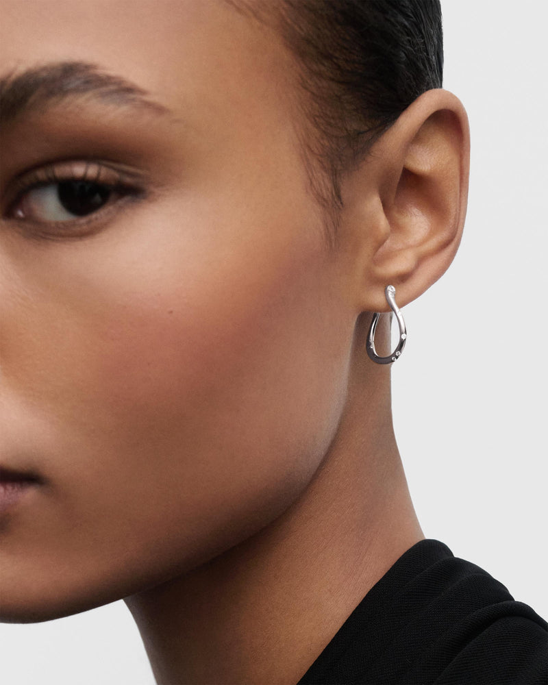 Air silver mini hoops - 
  
    Sterling Silver
  
