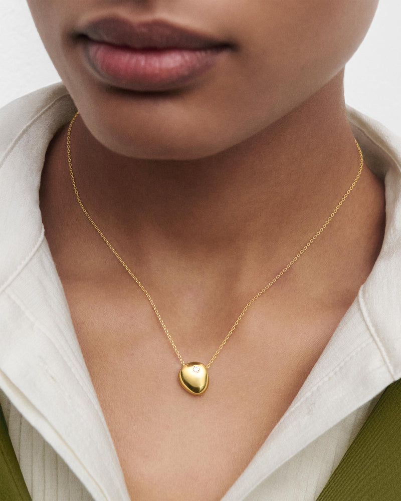 Wave necklace - 
  
    Sterling Silver / 18K Gold plating
  

