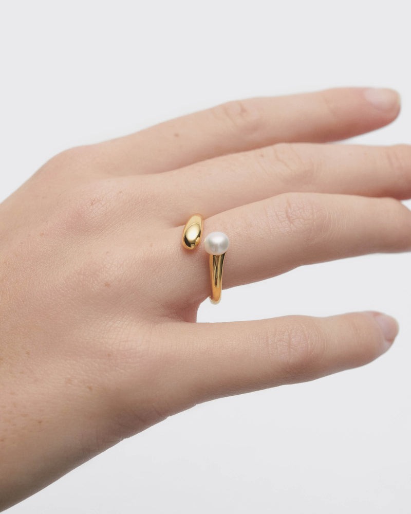 La Perla ring - 
  
    Sterling Silver / 18K Gold plating
  
