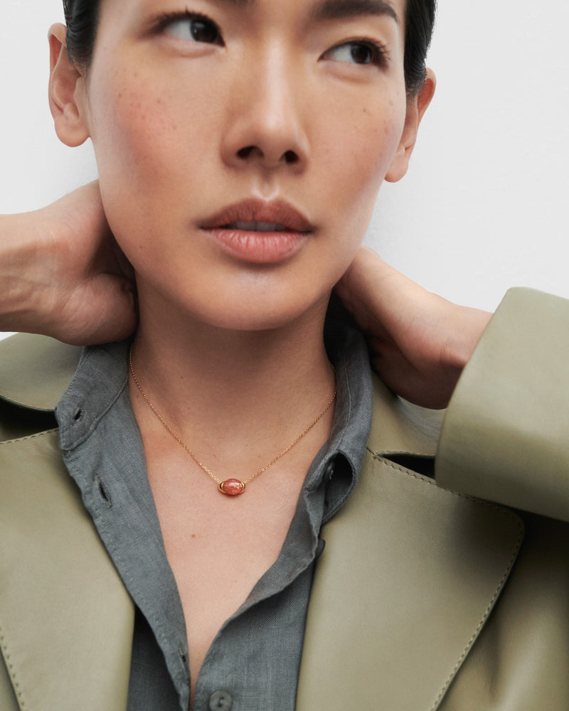 Sunstone Bay necklace - 
  
    Sterling Silver / 18K Gold plating
  
