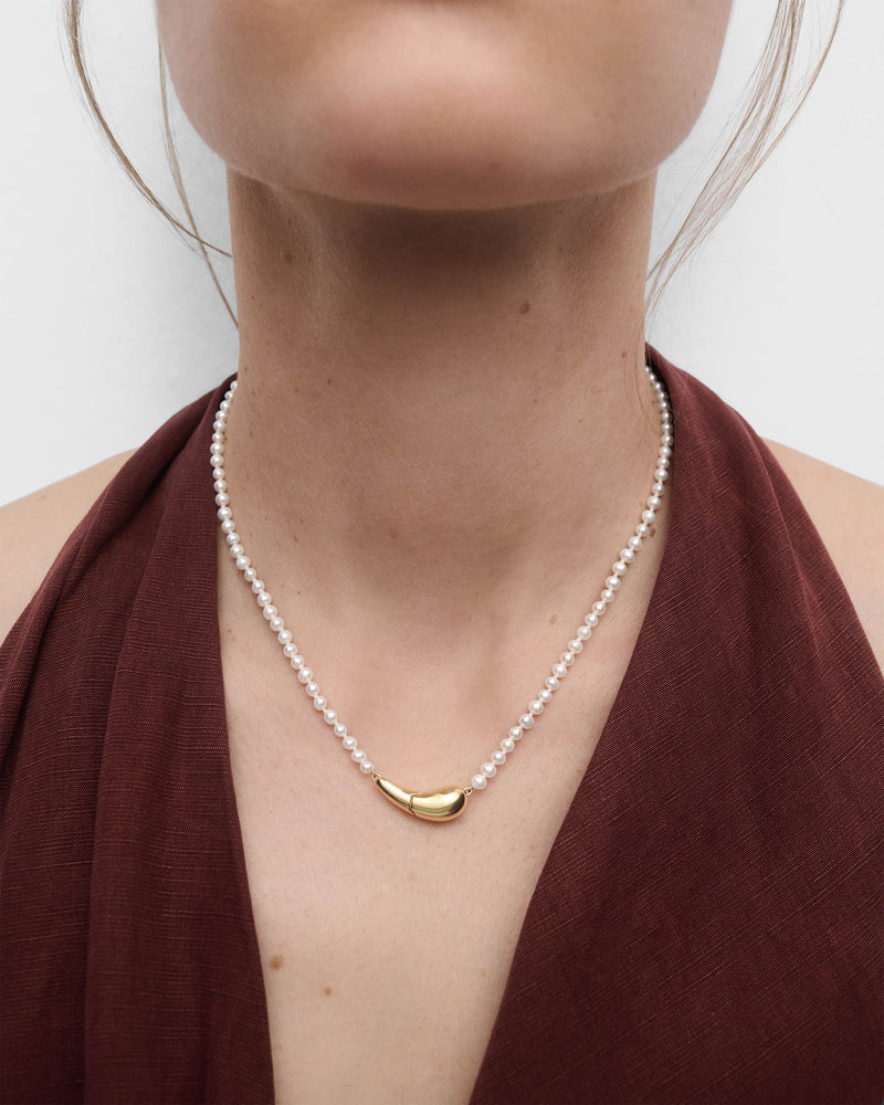 La perla essential necklace - 
  
    Sterling Silver / 18K Gold plating
  
