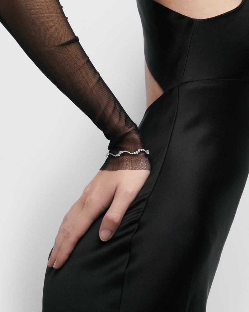 Diamonds and white gold Venus bracelet - 
  
    18K White gold / Rhodium silver plating
  
