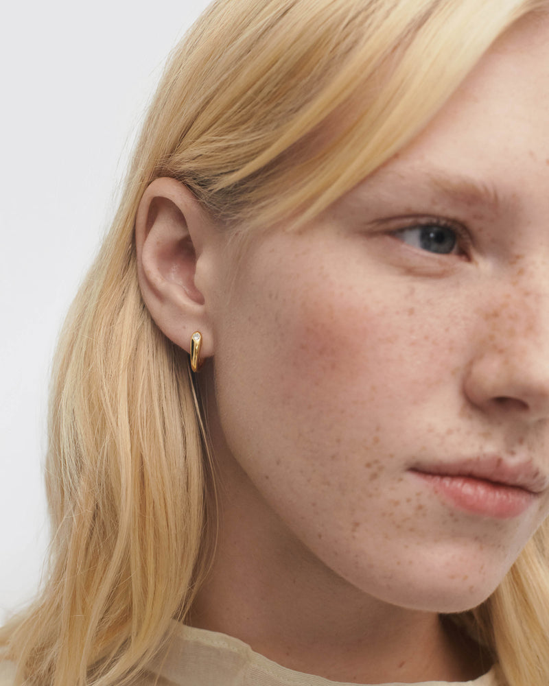 Serena hoops - 
  
    Sterling Silver / 18K Gold plating
  
