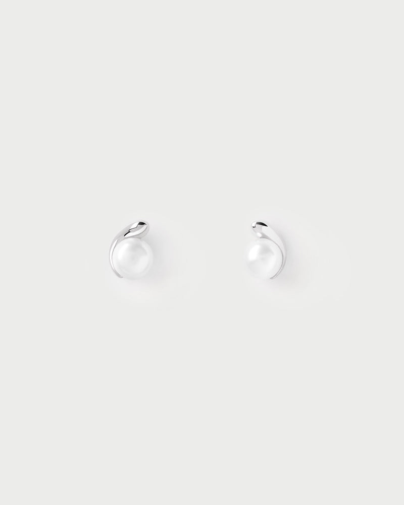 La Perla Mini stud silver earrings - 
  
    Sterling Silver
  
