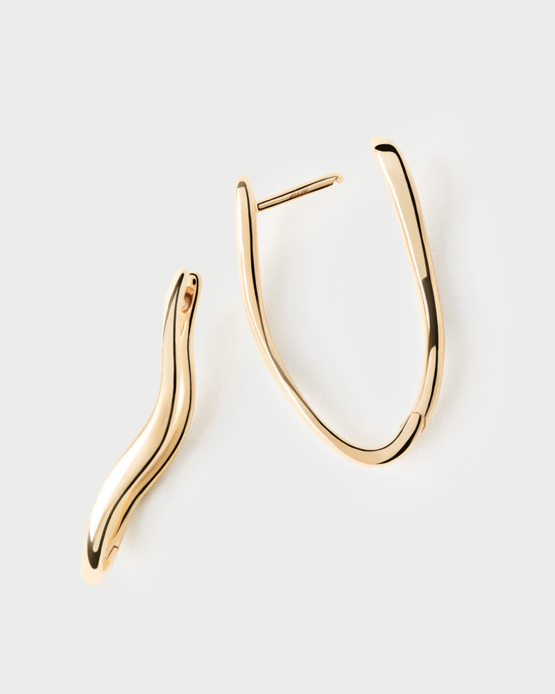 Gold Selene hoops - 
  
    18K Gold
  
