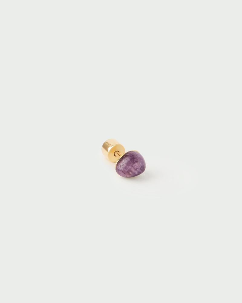 Amethyst Gravity ear piercing - 
  
    Sterling Silver / 18K Gold plating
  
