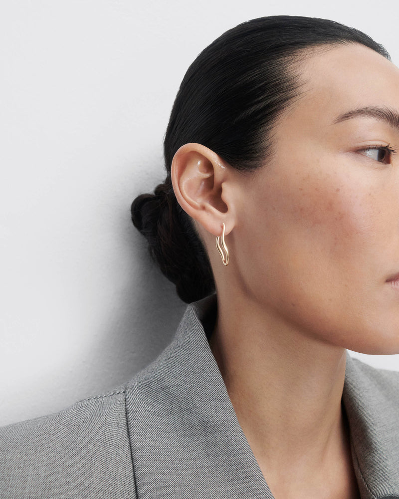 Gold Selene hoops - 
  
    18K Gold
  
