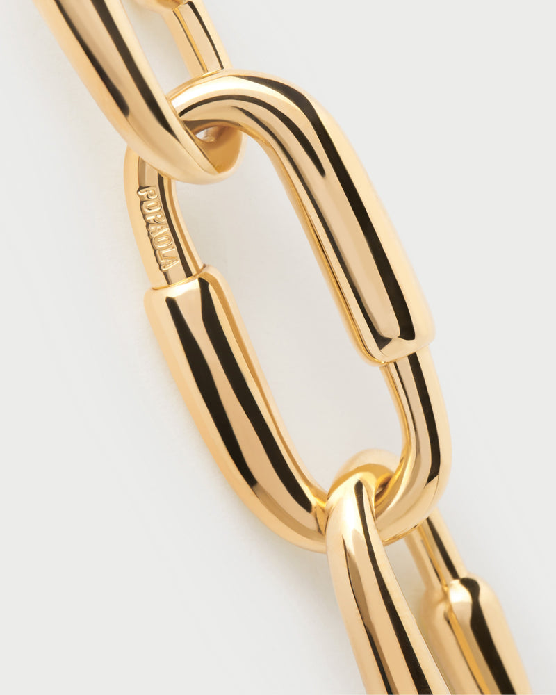 Loop chain necklace - 
  
    Brass / 18K Gold plating
  
