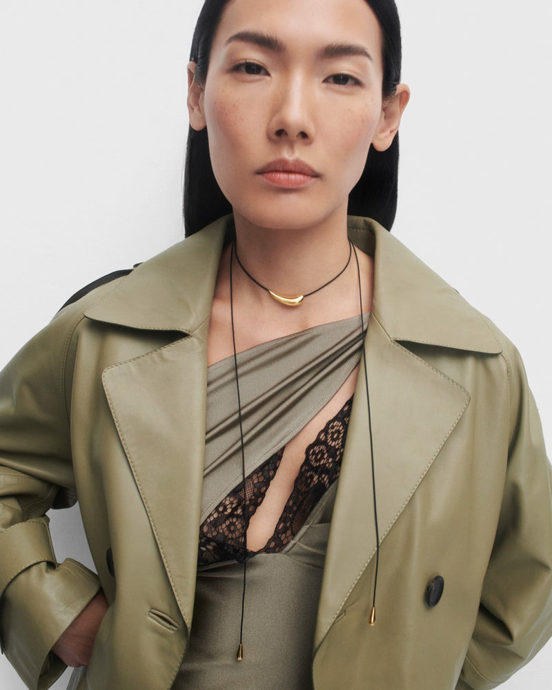 Orbit cord necklace - 
  
    Sterling Silver / 18K Gold plating
  
