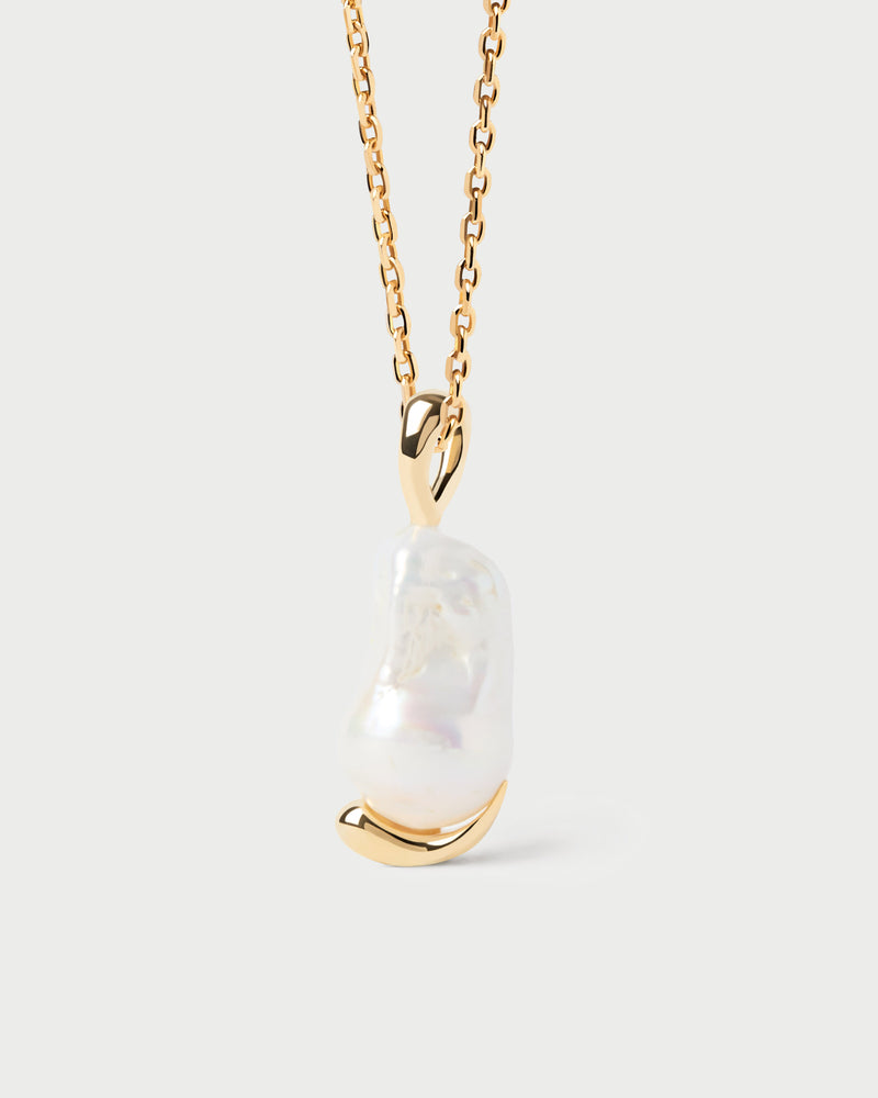 La perla pendant - 
  
    Sterling Silver / 18K Gold plating
  
