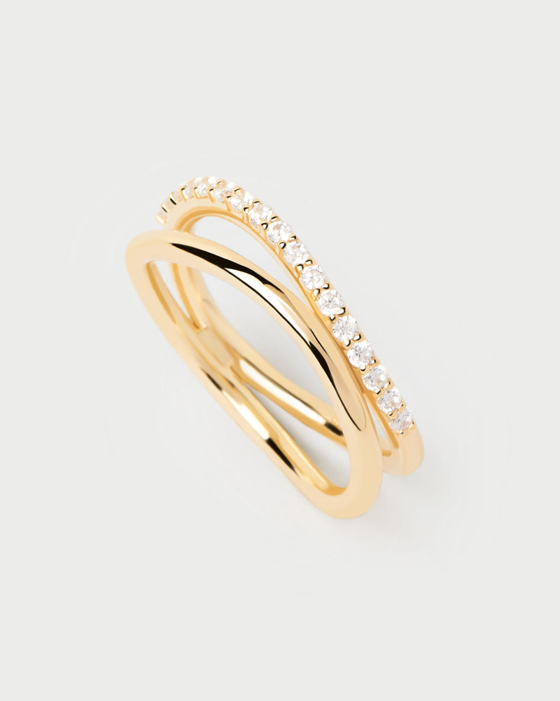Twister Ring - 
  
    Sterling Silver / 18K Gold plating
  
