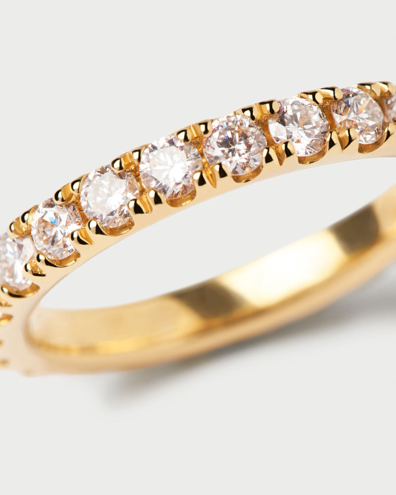 Diamonds and gold Eternity Supreme Ring - 
  
    18K Gold
  
