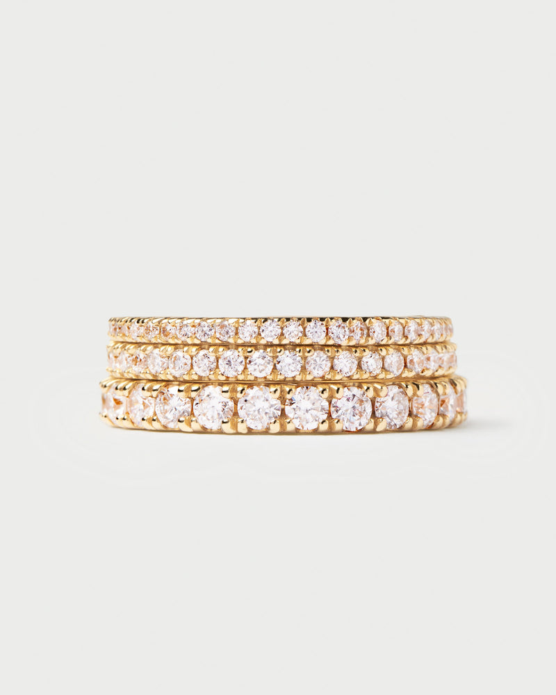 Diamonds and gold Eternity Supreme Ring - 
  
    18K Gold
  
