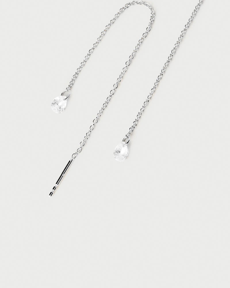 Waterfall drop silver Earrings - 
  
    Sterling Silver
  
