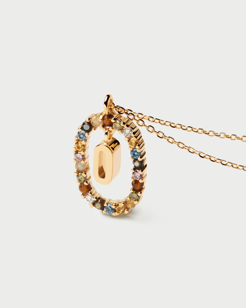 Letter O Necklace - 
  
    Sterling Silver / 18K Gold plating
  
