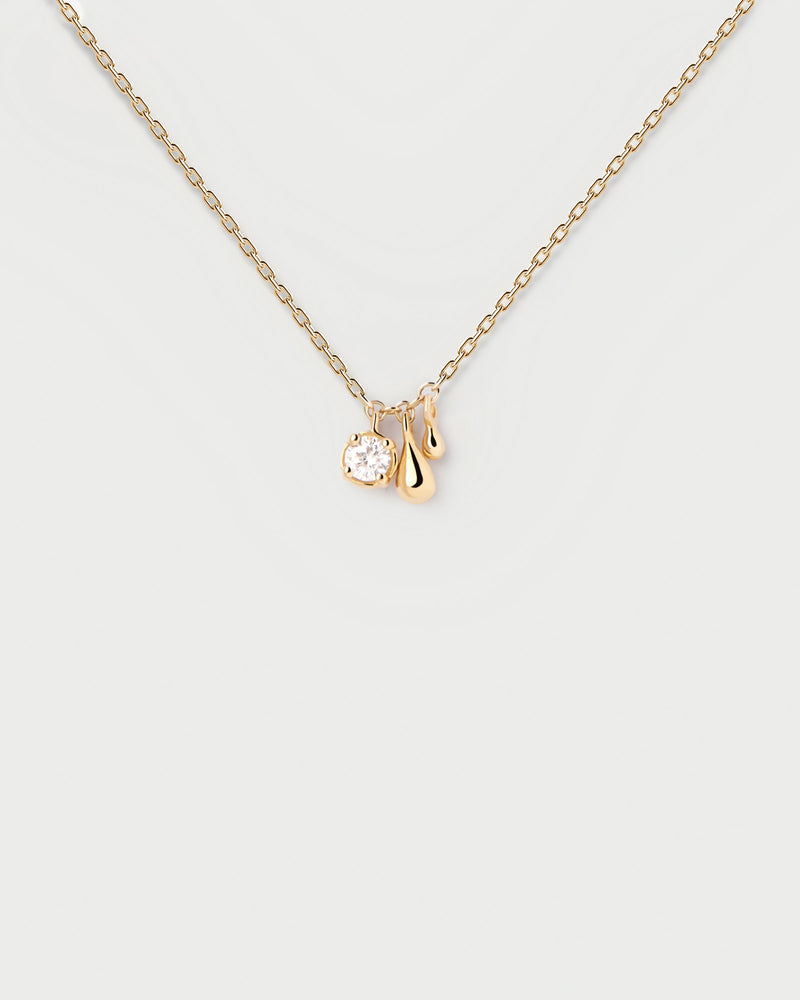Water Necklace - 
  
    Sterling Silver / 18K Gold plating
  
