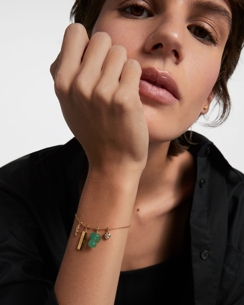 Northern Star Charm - 
  
    Sterling Silver / 18K Gold plating
  
