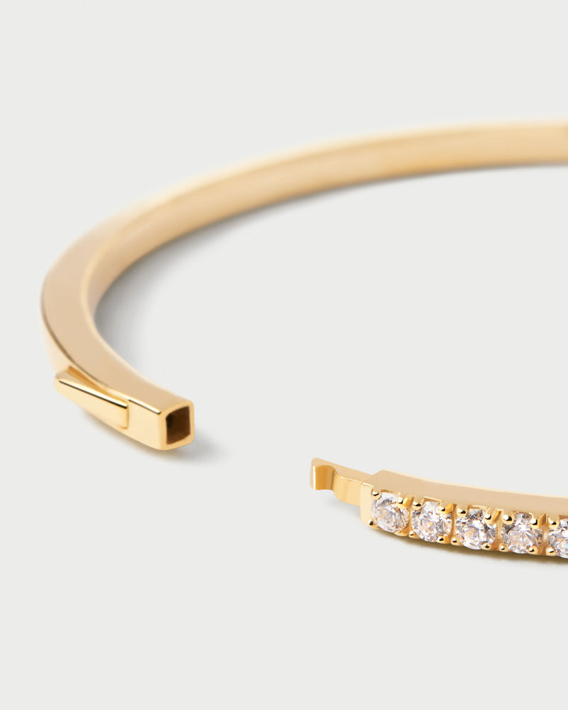 April Bangle - 
  
    Sterling Silver / 18K Gold plating
  
