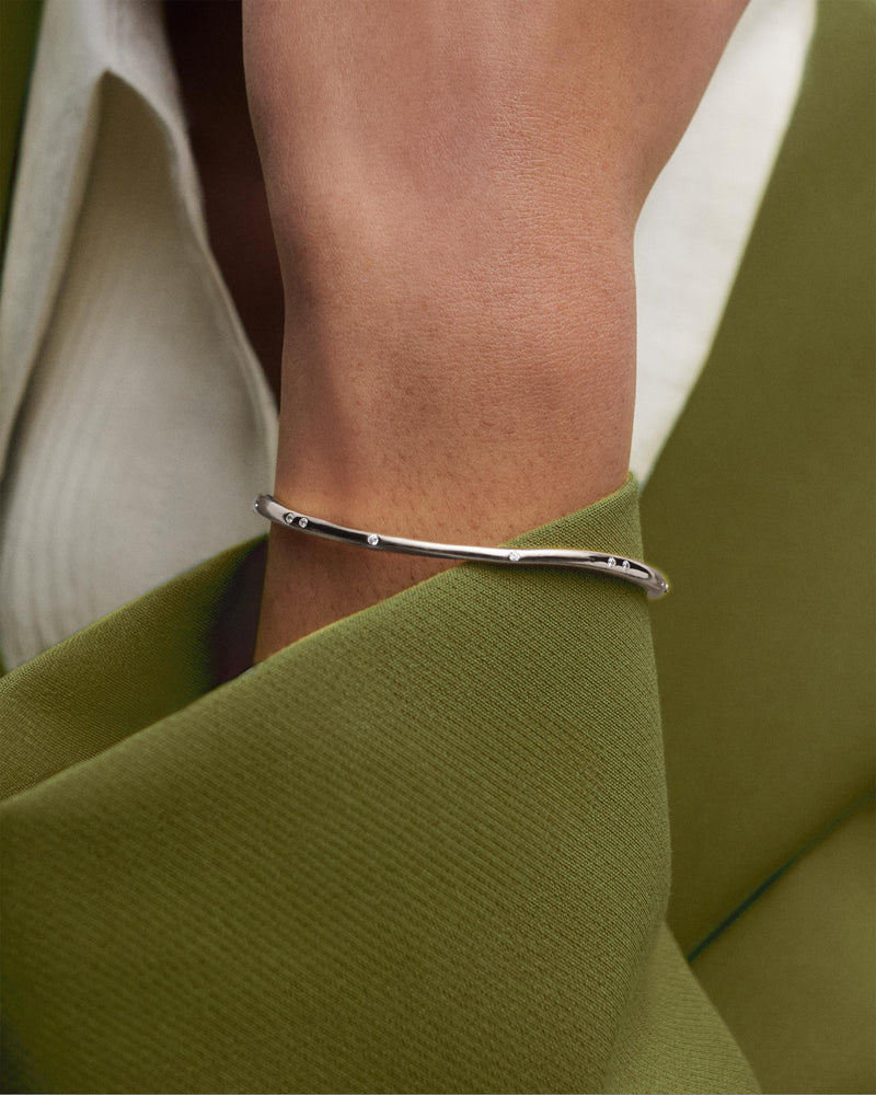 Air silver bangle - 
  
    Sterling Silver
  
