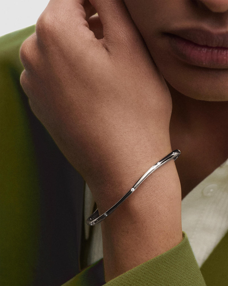 Air silver bangle - 
  
    Sterling Silver
  
