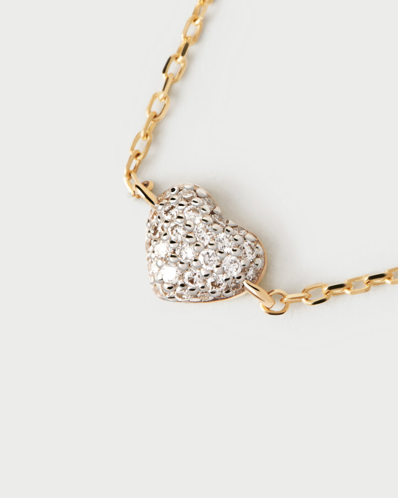 Diamonds and gold Heart bracelet - 
  
    18K Gold
  
